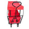 Garden Shopping Beach Cart folding wagon red