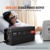 VEVOR Pure Sine Wave Inverter, 3000 Watt, DC 12V to AC 120V Power Inverter with 2 AC Outlets 2 USB Port 1 Type-C Port