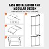 VEVOR Window Door Awning Canopy 38" x 117", UPF 50+ Polycarbonate Entry Door Outdoor Window Awning Exterior