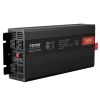 VEVOR Pure Sine Wave Inverter, 3000 Watt, DC 12V to AC 120V Power Inverter with 2 AC Outlets 2 USB Port 1 Type-C Port