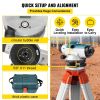 VEVOR Automatic Optical Level 26X Optical Auto Level Kit High Precision Height/Distance/Angle Level Measure Builders Level with Magnetic Dampened Comp