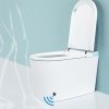 Smart Toilet with 85MM Wider Bidet Seat, Smart Toilet with Bidet Built in, Voice Control, Bubble Shield, AUTO Dual Flush