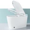 Smart Toilet with 85MM Wider Bidet Seat, Smart Toilet with Bidet Built in, Voice Control, Bubble Shield, AUTO Dual Flush