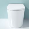 Smart Toilet with 85MM Wider Bidet Seat, Smart Toilet with Bidet Built in, Voice Control, Bubble Shield, AUTO Dual Flush