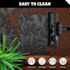 Home Entrance Grey Leaves Door Mat Deluxe 17x29.5 in Absorbent Natural Rubber Non Slip Indoor Outdoor Easy Clean Beautiful Welcome Mats for Front Door