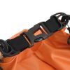 Dry Bag with Zipper Orange 4 gal PVC