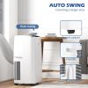 HOMCOM 12,000 BTU Portable Air Conditioner for Rooms Up to 549 Sq. Ft., 5-in-1 AC Unit Dehumidifier Fan Auto Sleep with Remote, 24H Timer On/Off