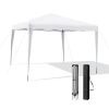 10 x 10 Feet Outdoor Pop-up Patio Canopy for  Beach and Camp