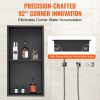 VEVOR 13"x25" No Tile Shower Niche 304 Stainless Steel, Wall-Inserted Niche Recessed Double Shelves